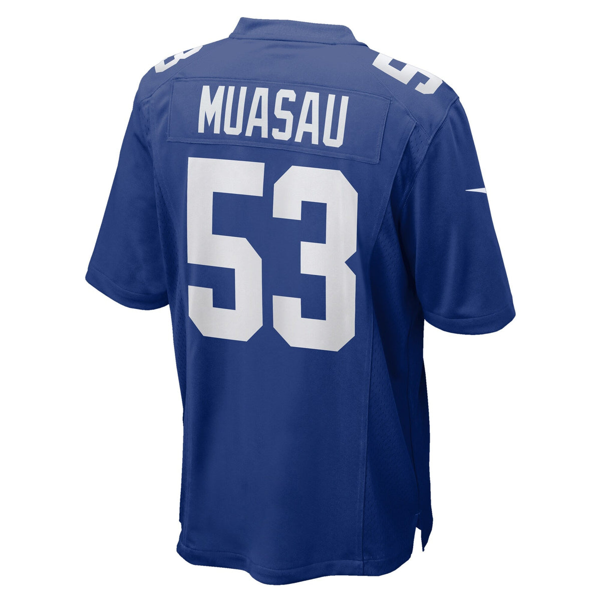 New York Giants Darius Muasau Royal Team Game Football Jersey