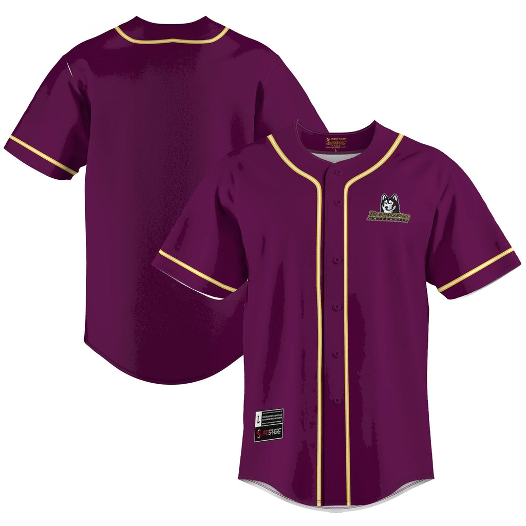 Bloomsburg Huskies Lightweight Baseball Jersey - Maroon