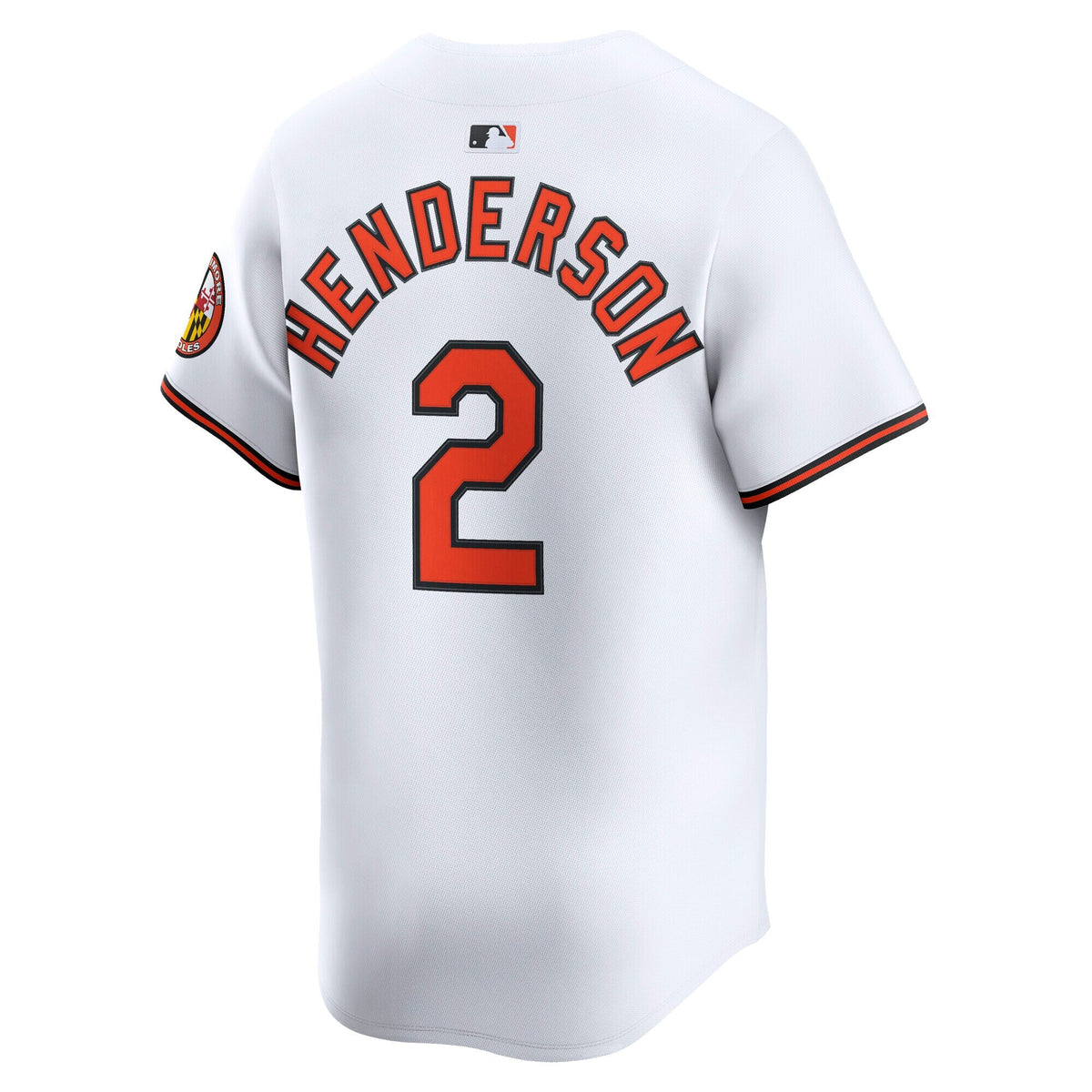 Baltimore Orioles Gunnar Henderson White Home Limited Player Baseball Jersey