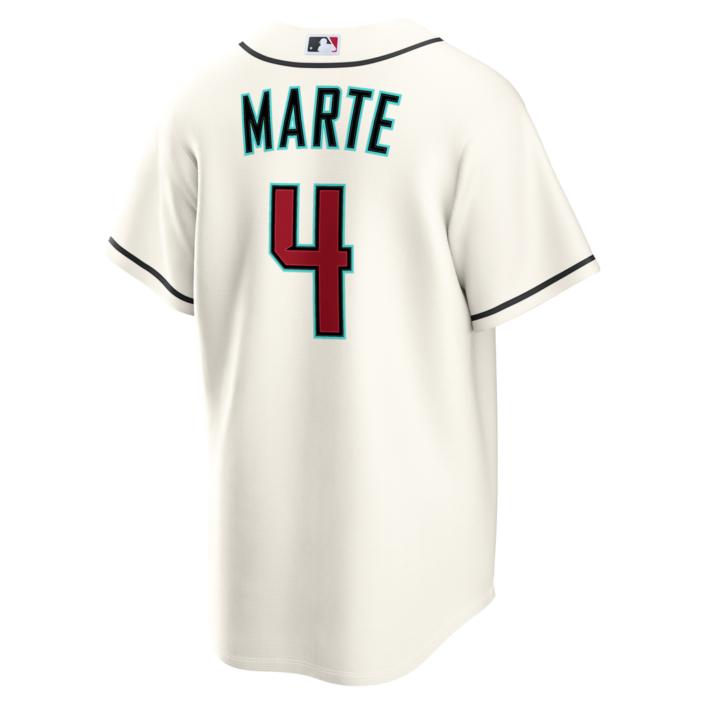 Arizona Diamondbacks Ketel Marte Cream Home Replica Baseball Jersey