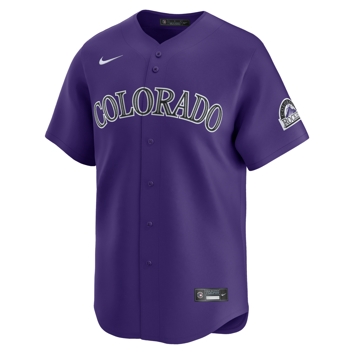 Colorado Rockies Purple Alternate Limited Baseball Jersey