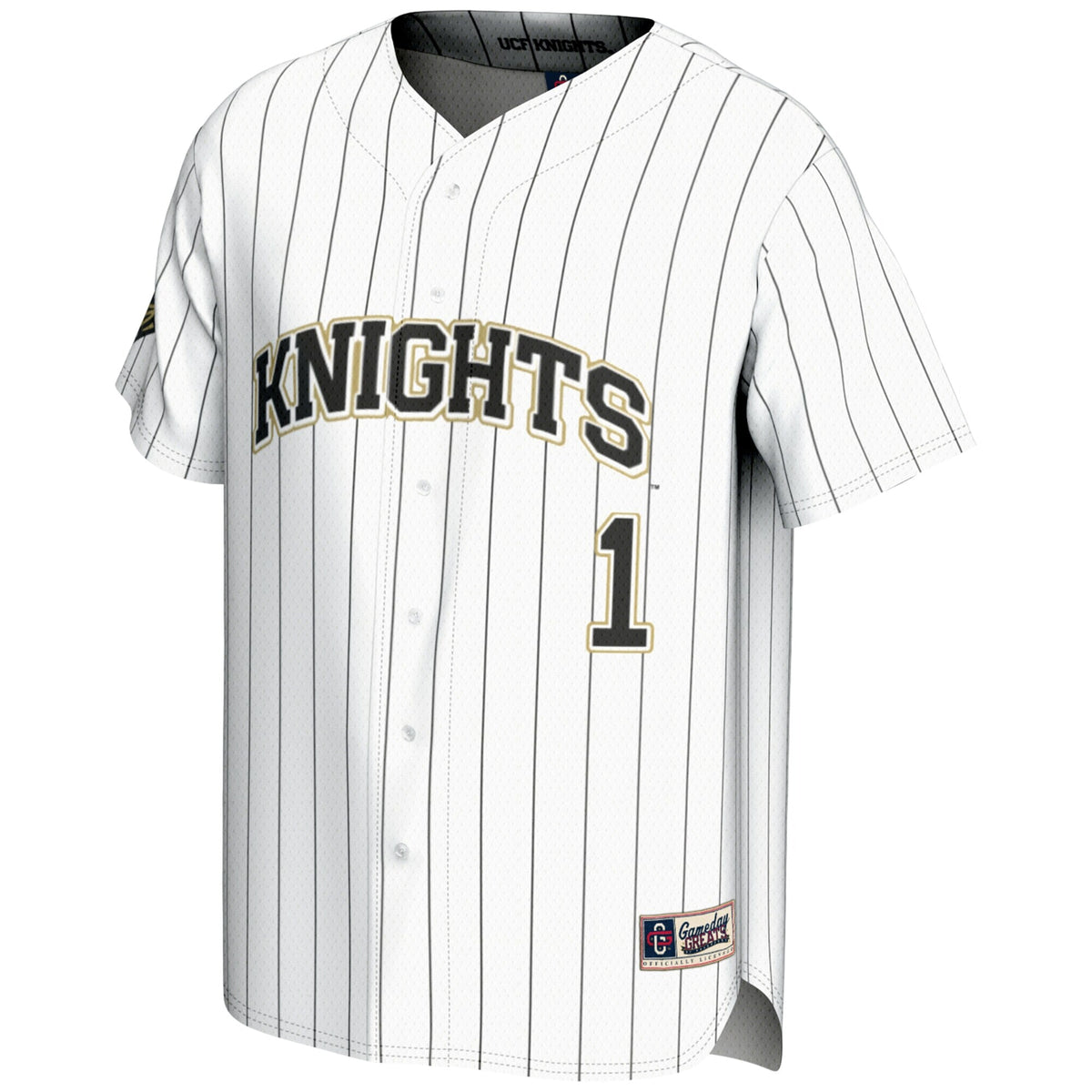 #1 White UCF Knights Lightweight Baseball Jersey