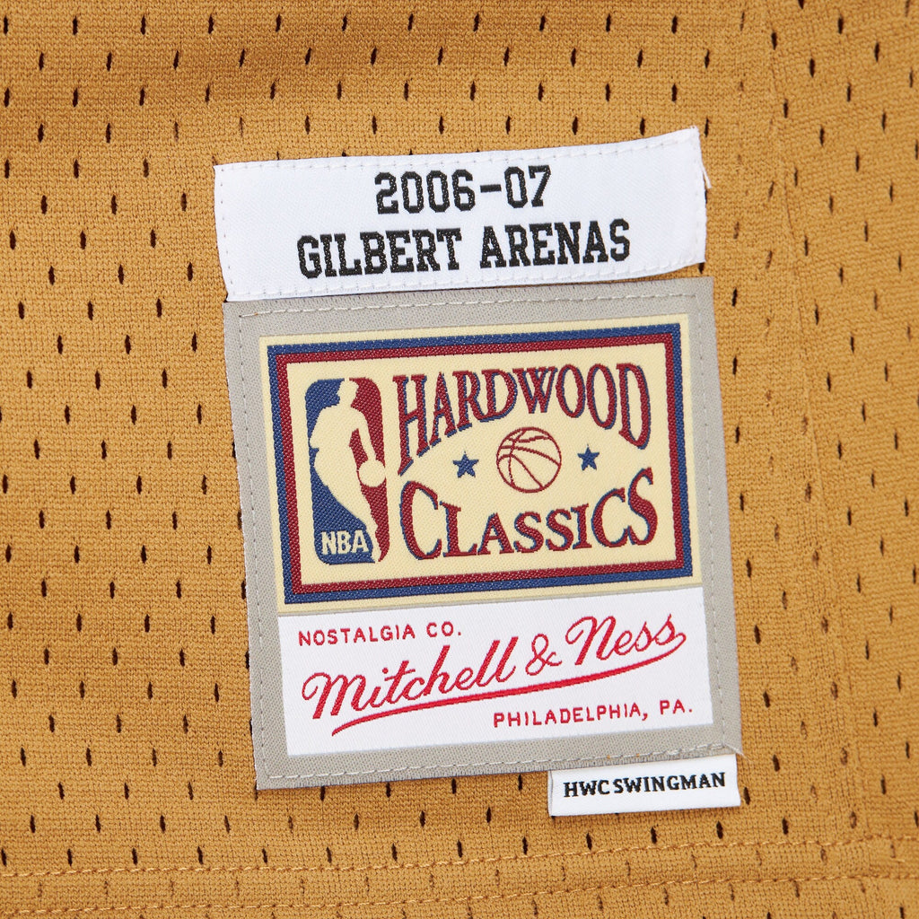 Washington Wizards Gilbert Arenas 2006 Jersey - Gold