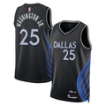 Dallas Mavericks 2025/26 City Edition Swingman Jersey - Black - P.J. Washington Jr.