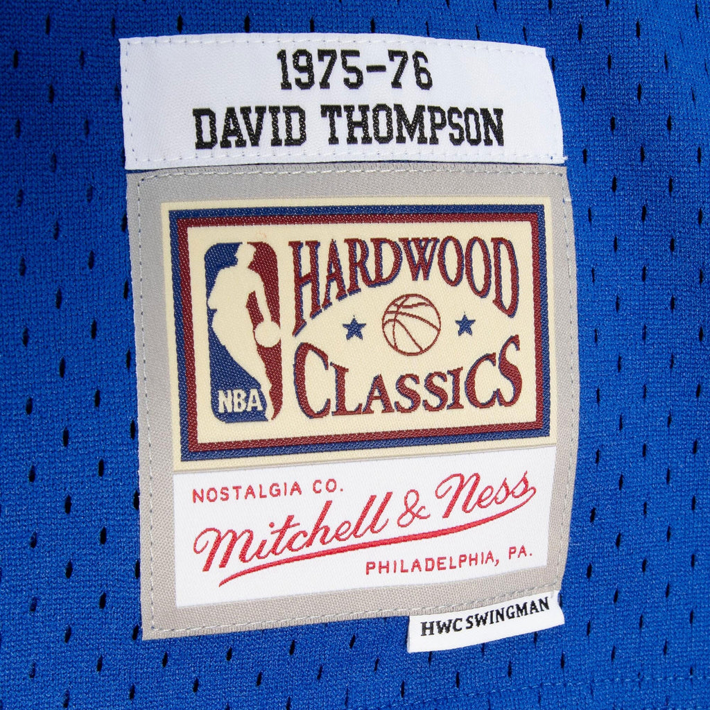 Denver Nuggets David Thompson 1975 Dark Jersey - Royal Blue