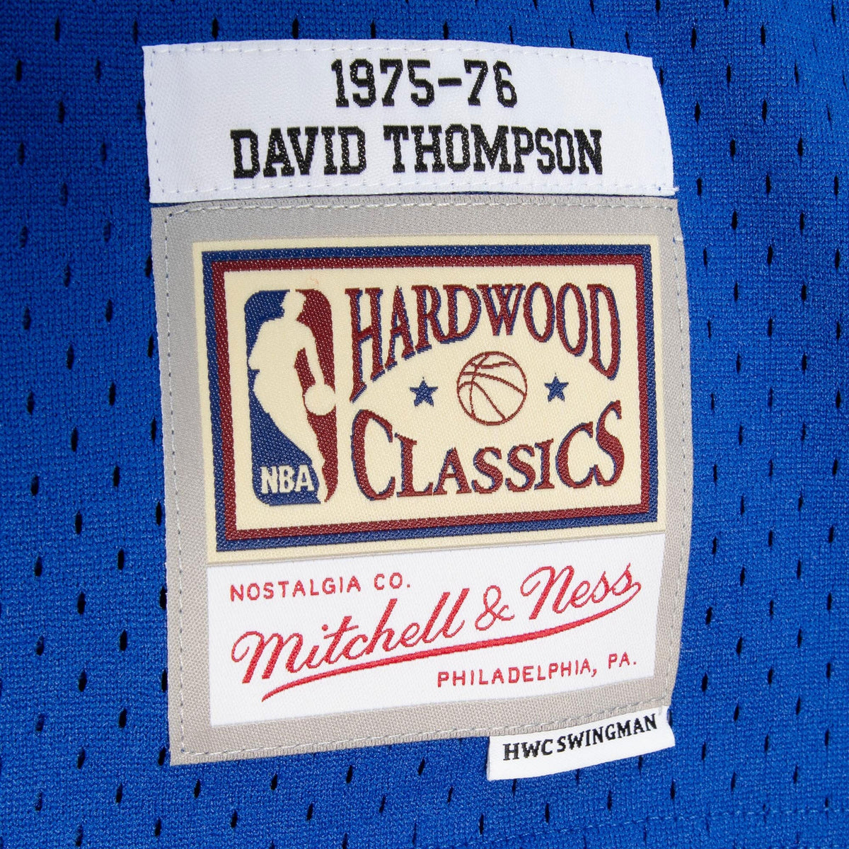 Denver Nuggets David Thompson 1975 Dark Jersey - Royal Blue