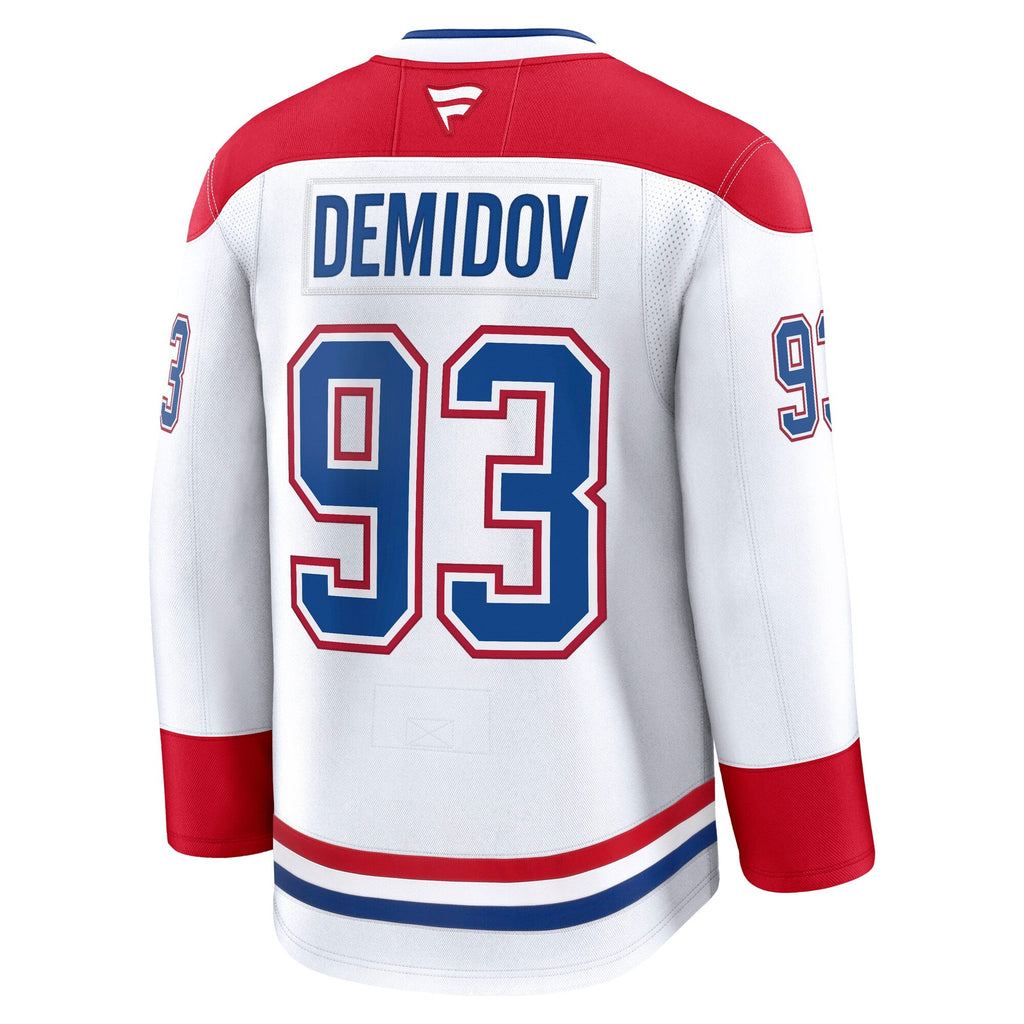 Montreal Canadiens Ivan Demidov White Away Premium Jersey
