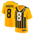 Pittsburgh Steelers Aaron Rodgers Gold Alternate 1933 Throwback Game Football Jersey