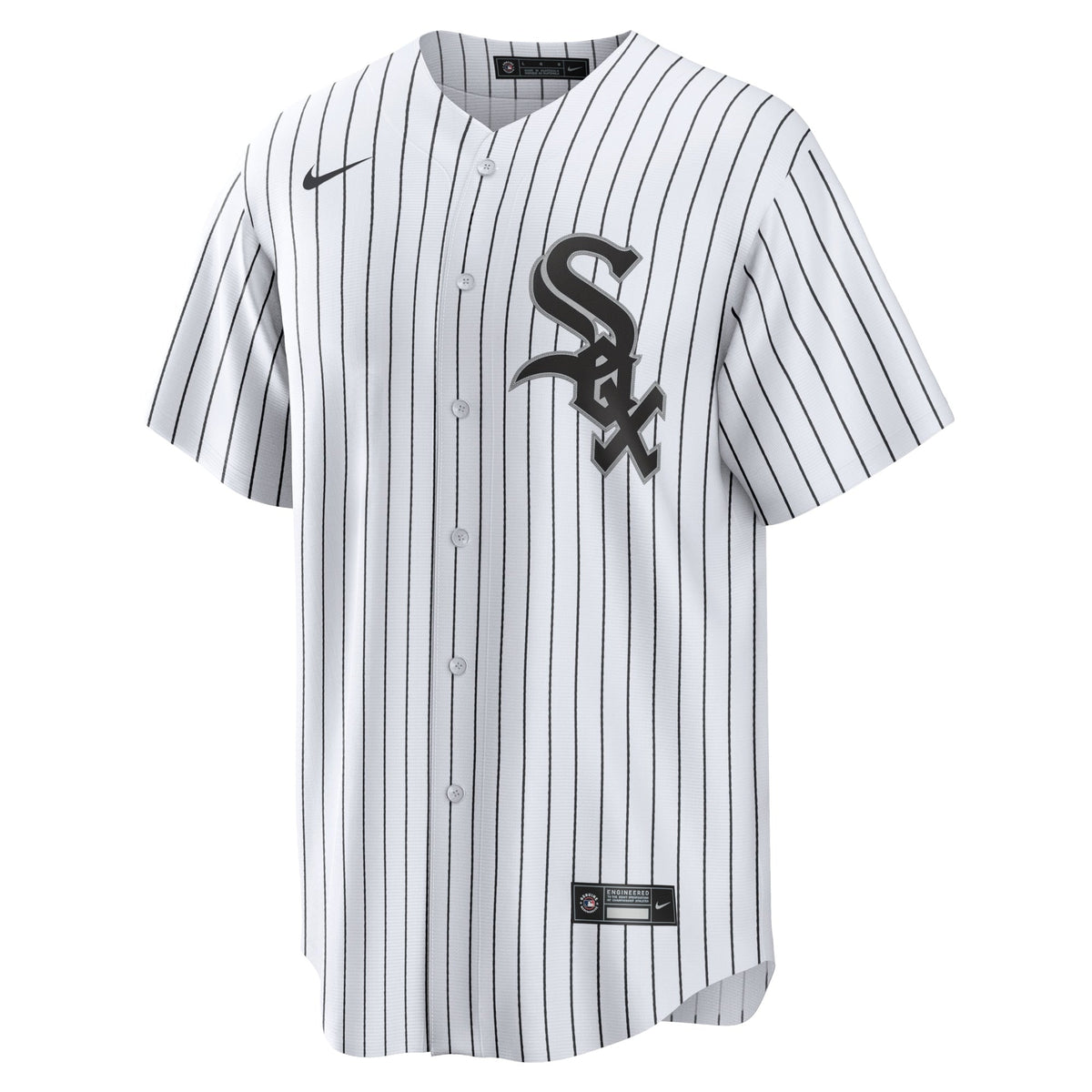 Chicago White Sox White Home Blank Replica Baseball Jersey