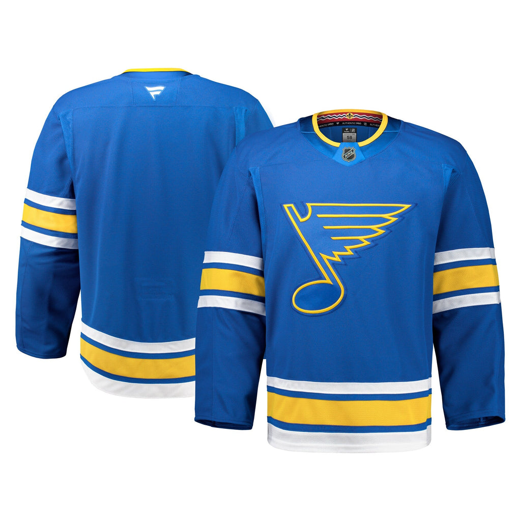 St. Louis Blues Blue Home Pro Jersey - Style 203134944