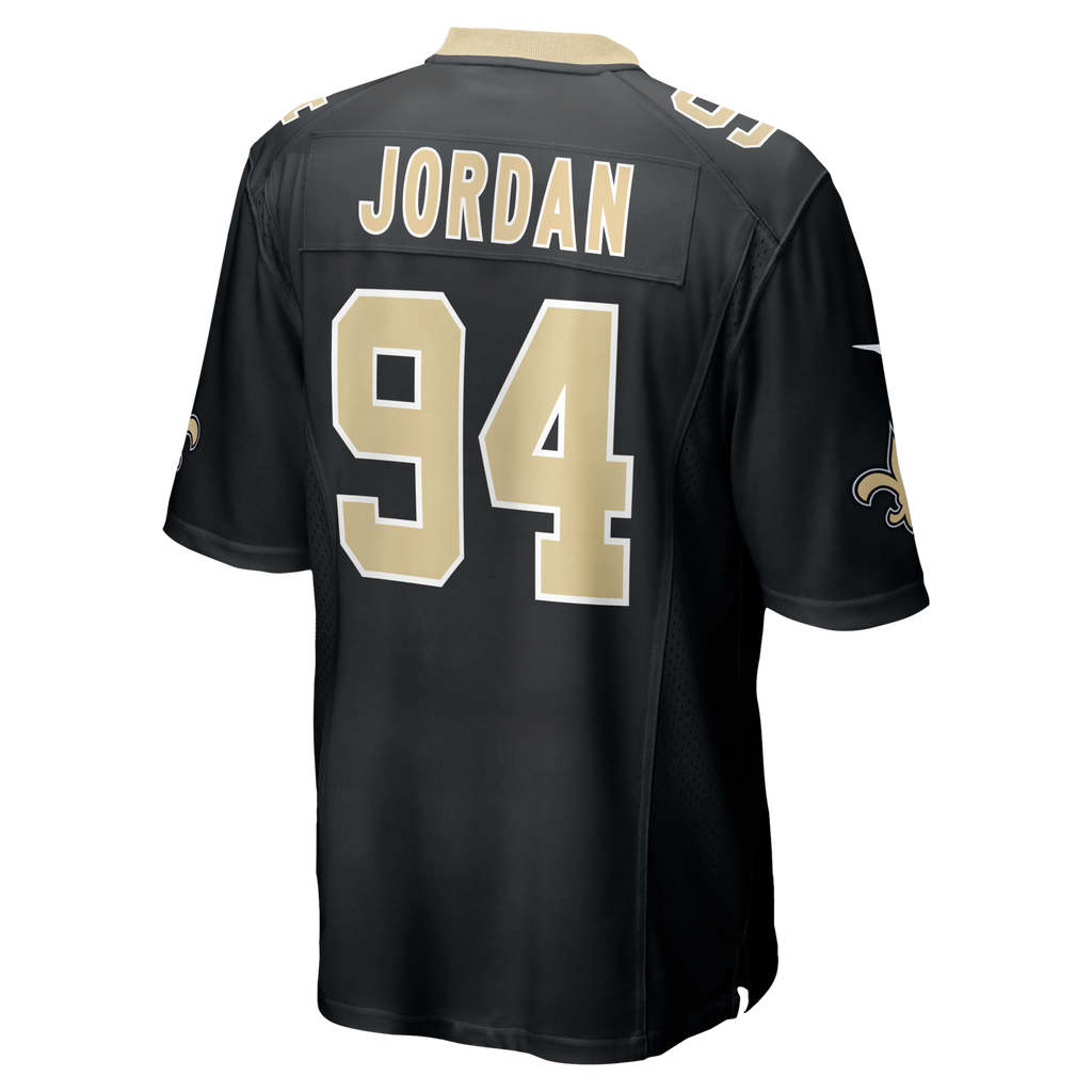 New Orleans Saints Cameron Jordan Black Game Football Jersey