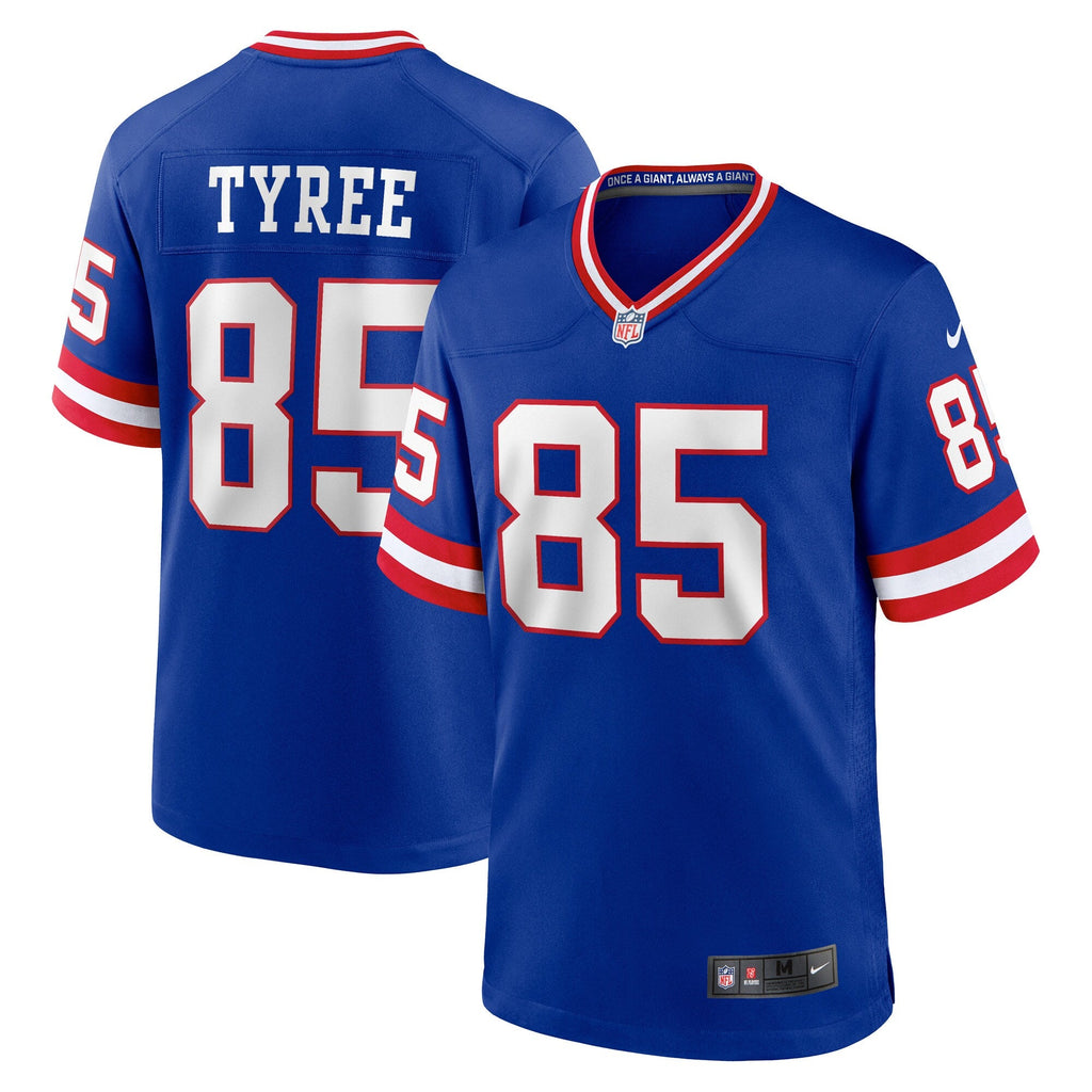 New York Giants David Tyree Royal Retired Player Alternate Game Football Jersey