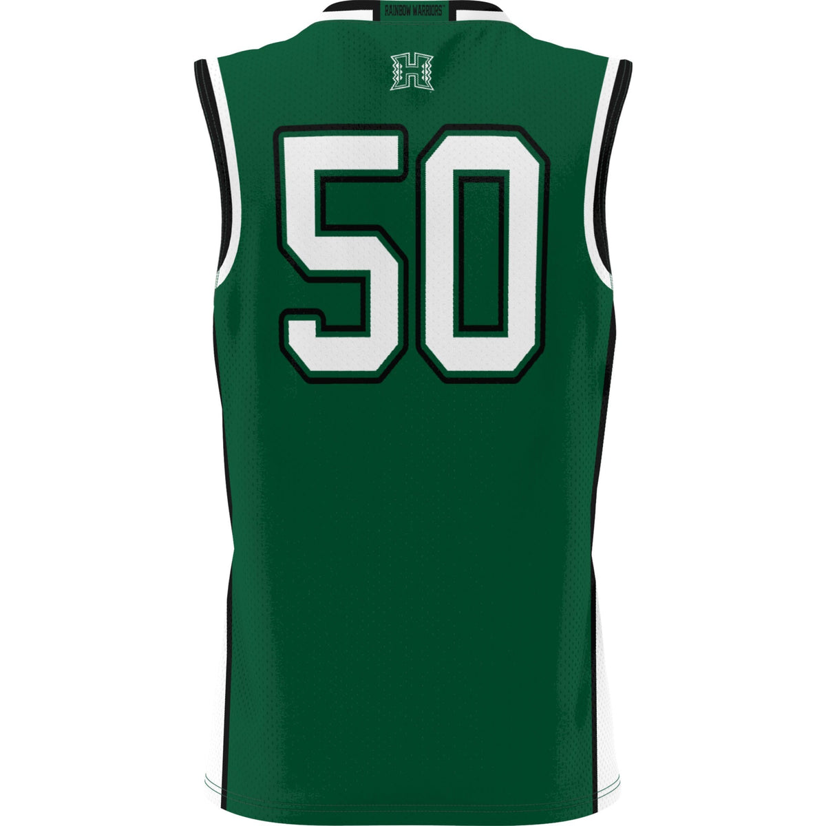 #50 Green Hawaii Rainbow Warriors Lightweight Basketball Jersey
