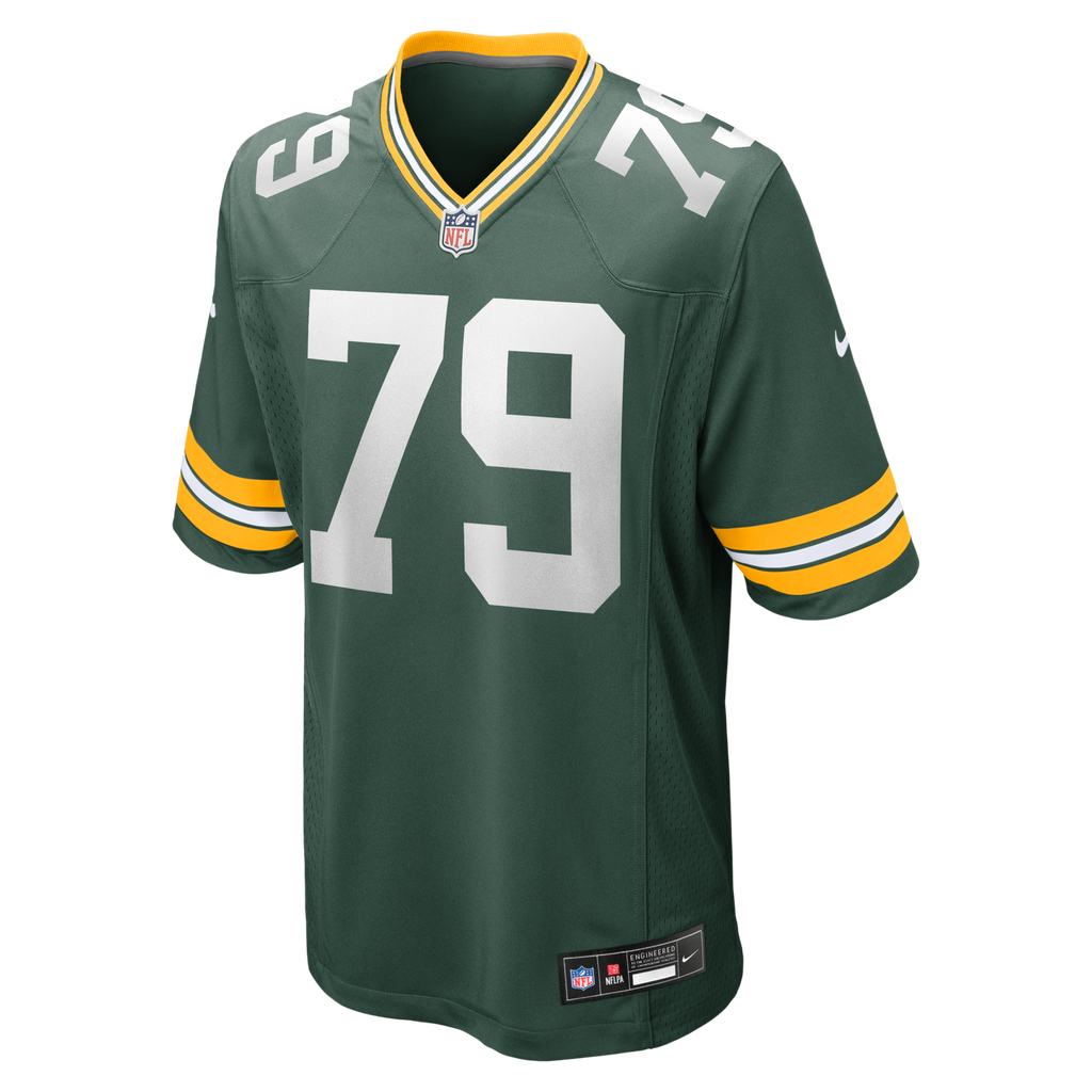 Green Bay Packers Travis Glover Green Game Football Jersey
