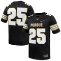 #25 Black Purdue Boilermakers Game Football Jersey