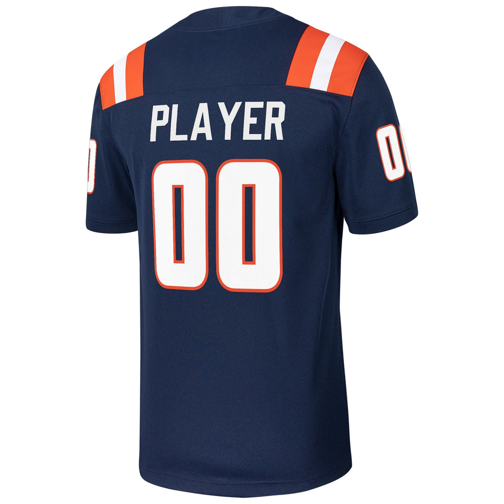 Illinois Fighting Illini Pick-A-Player NIL Football Game Jersey - Navy
