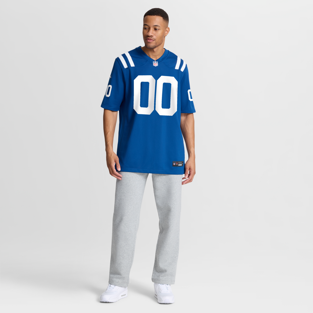Indianapolis Colts Royal Custom Game Football Jersey