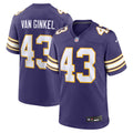 Minnesota Vikings Andrew Van Ginkel Purple Alternate Game Football Jersey