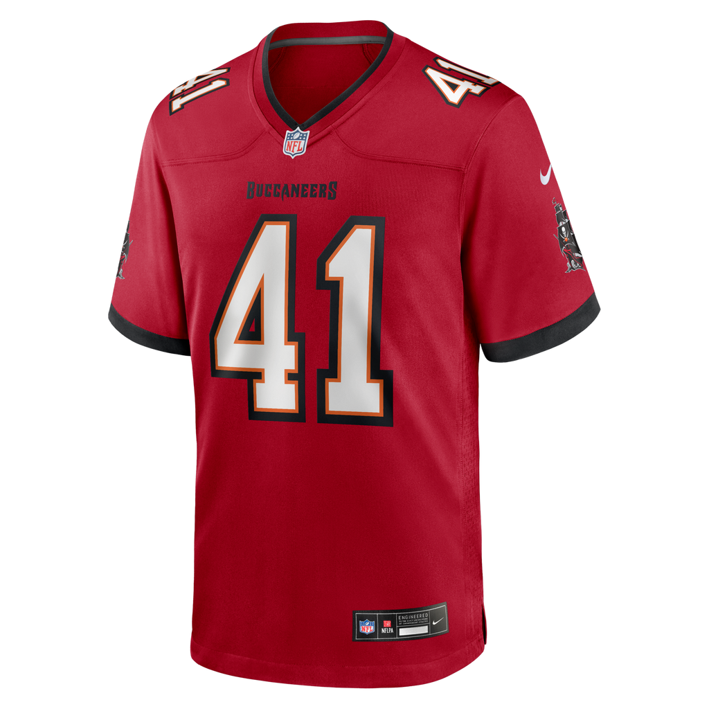 Tampa Bay Buccaneers Ko Kieft Red Game Player Football Jersey