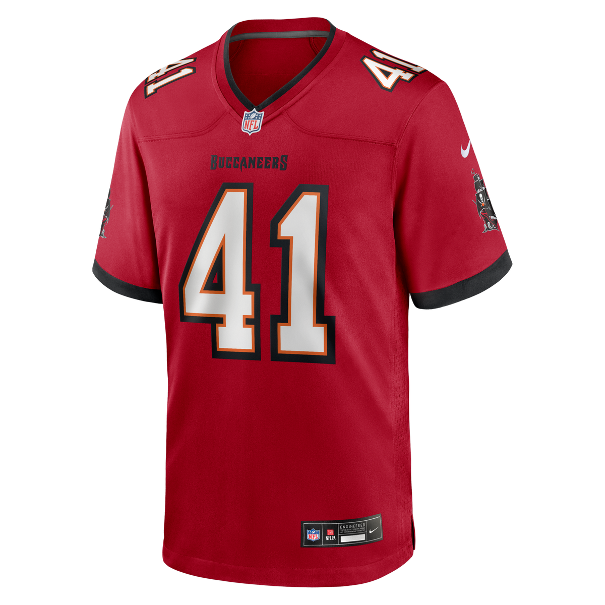 Tampa Bay Buccaneers Ko Kieft Red Game Player Football Jersey