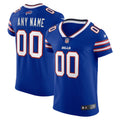 Buffalo Bills Royal Vapor Elite Custom Football Jersey