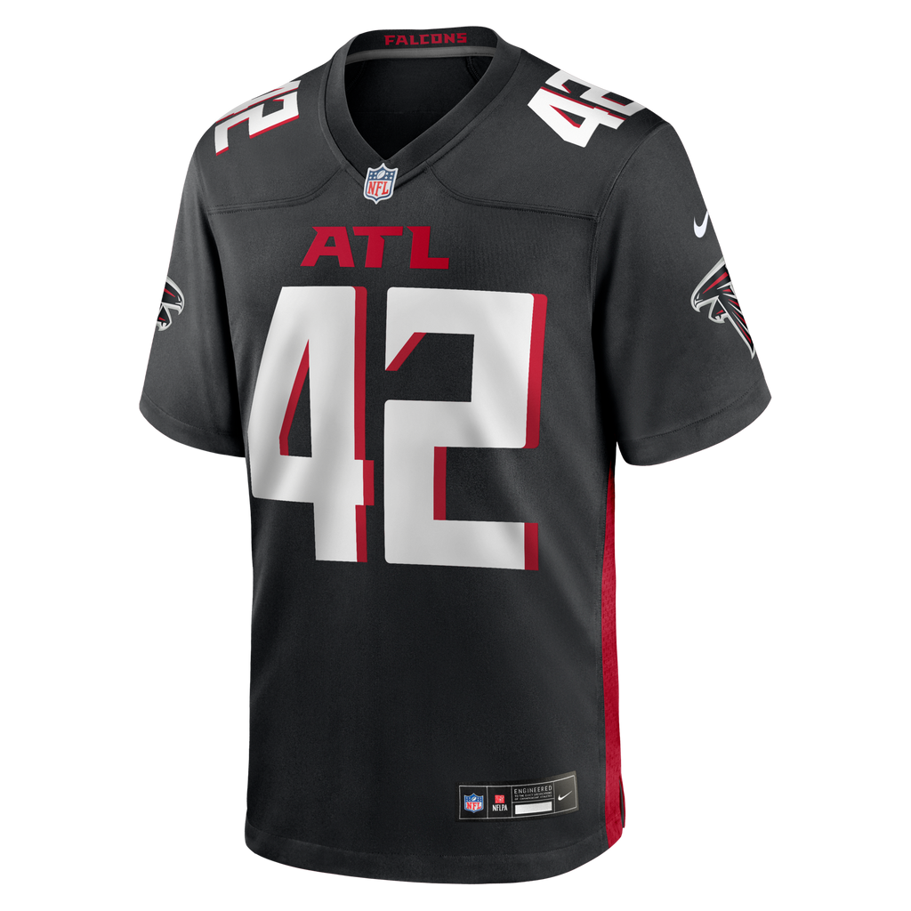 Atlanta Falcons Josh Woods Black Team Game Football Jersey