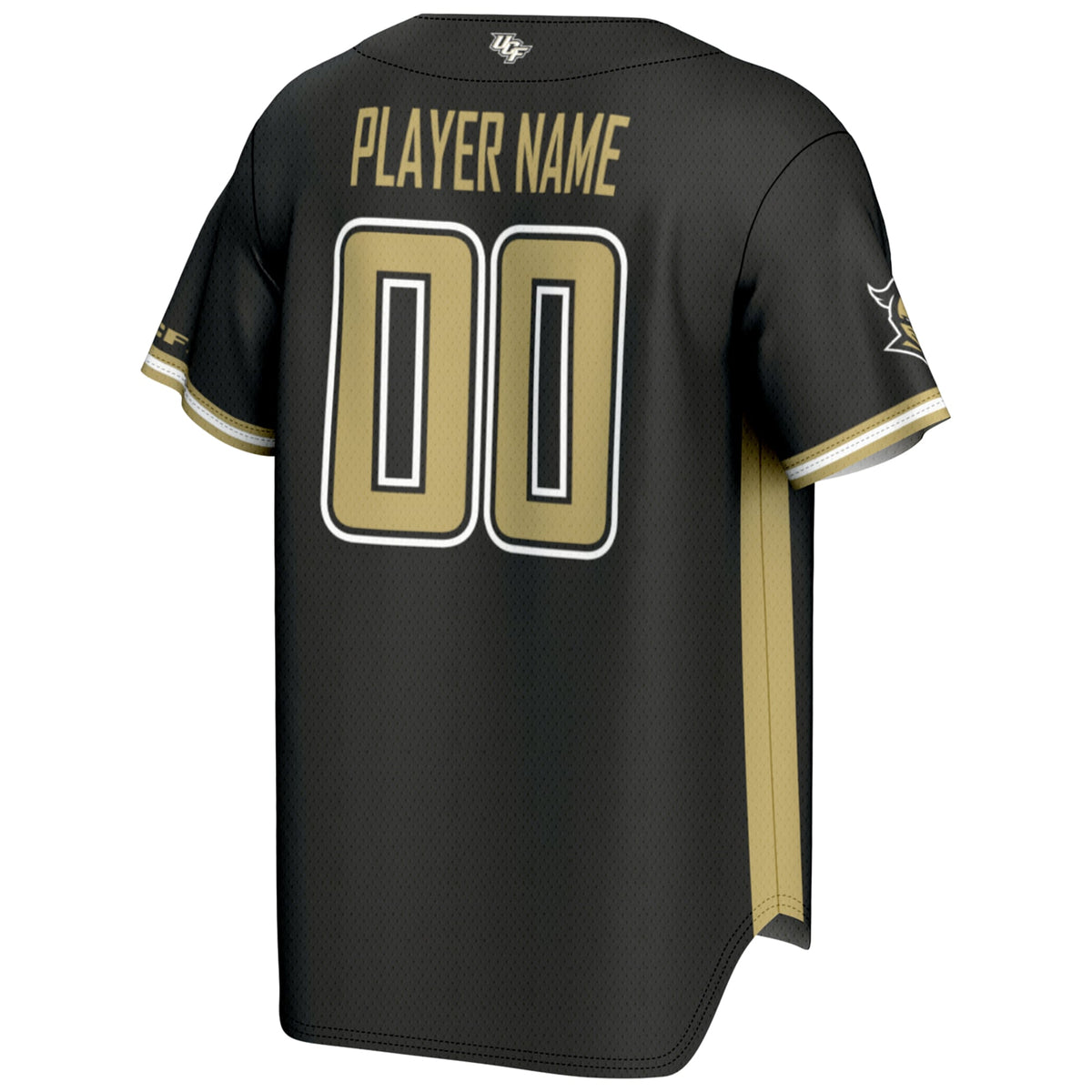 UCF Knights NIL Pick-A-Player Lightweight Baseball Jersey - Black