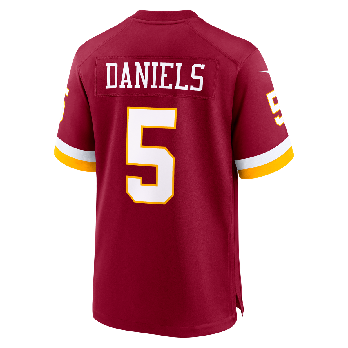 Washington Commanders Jayden Daniels Burgundy Game Football Jersey