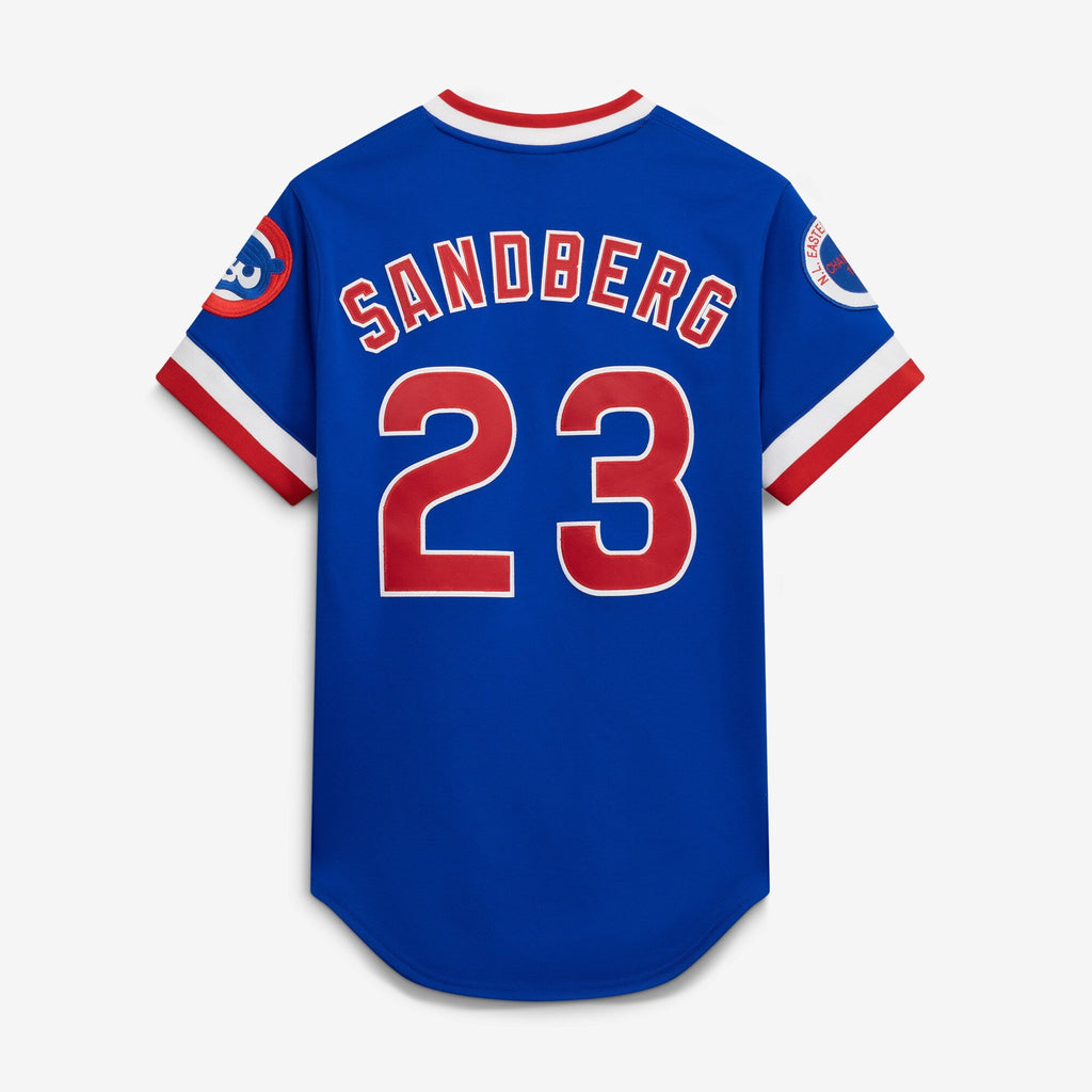 Chicago Cubs 1984 Ryne Sandberg Throwback Royal Baseball Jersey