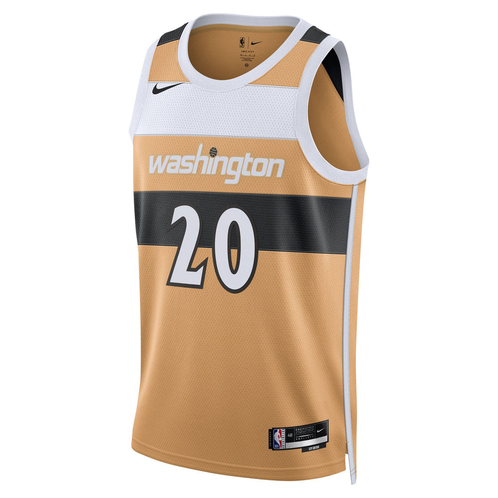 Washington Wizards 2025/26 City Edition Swingman Jersey - Tan - Alex Sarr