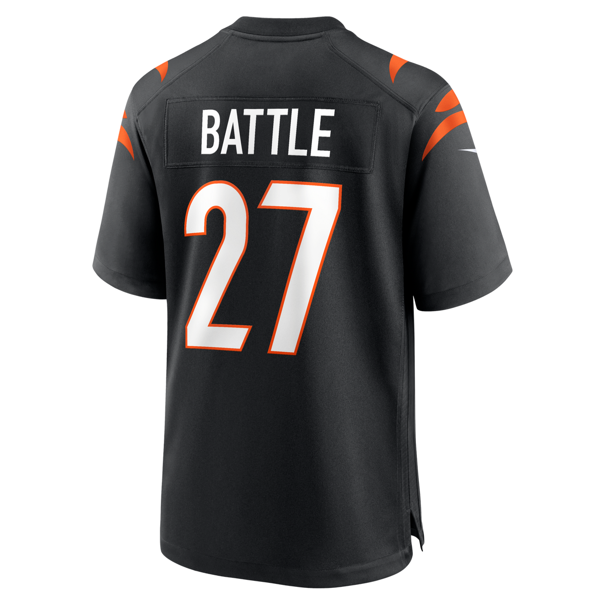 Cincinnati Bengals Jordan Battle Black Team Game Football Jersey