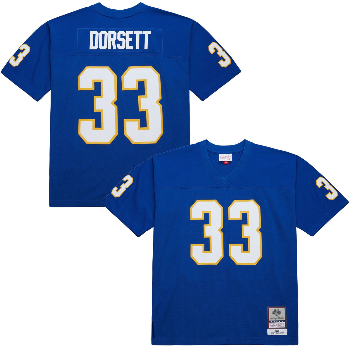 Tony Dorsett Pitt Panthers 1976 College Vault Legacy Jersey - Royal