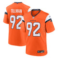 Denver Broncos Dondrea Tillman Orange Team Game Football Jersey