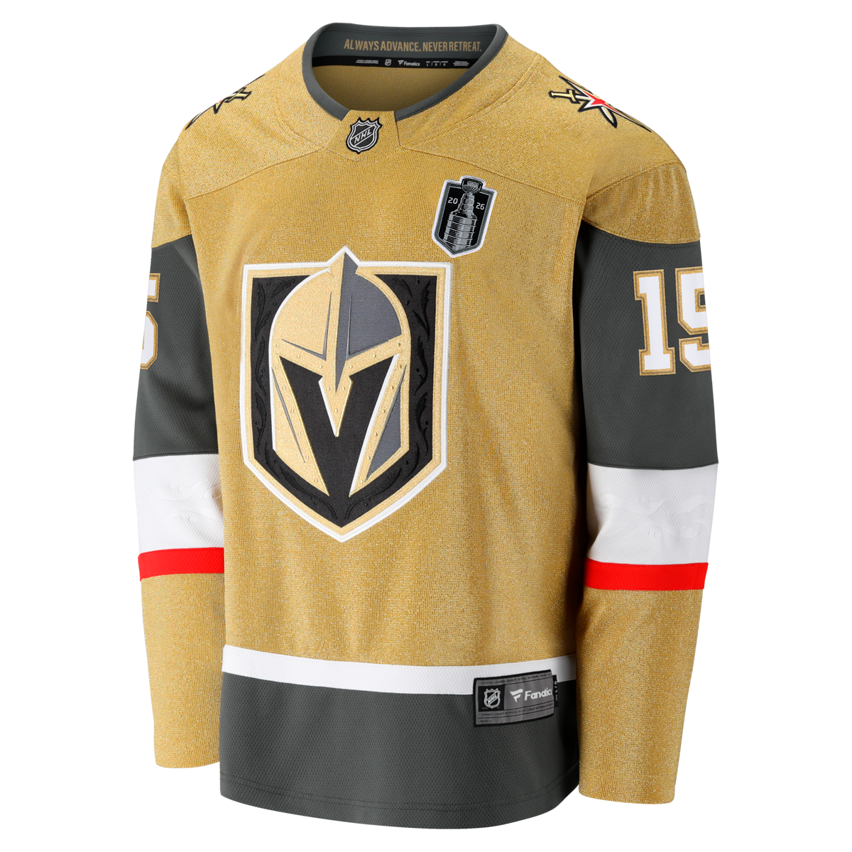 Vegas Golden Knights Noah Hanifin Gold 2026 Stanley Cup Final Breakaway Hockey Jersey