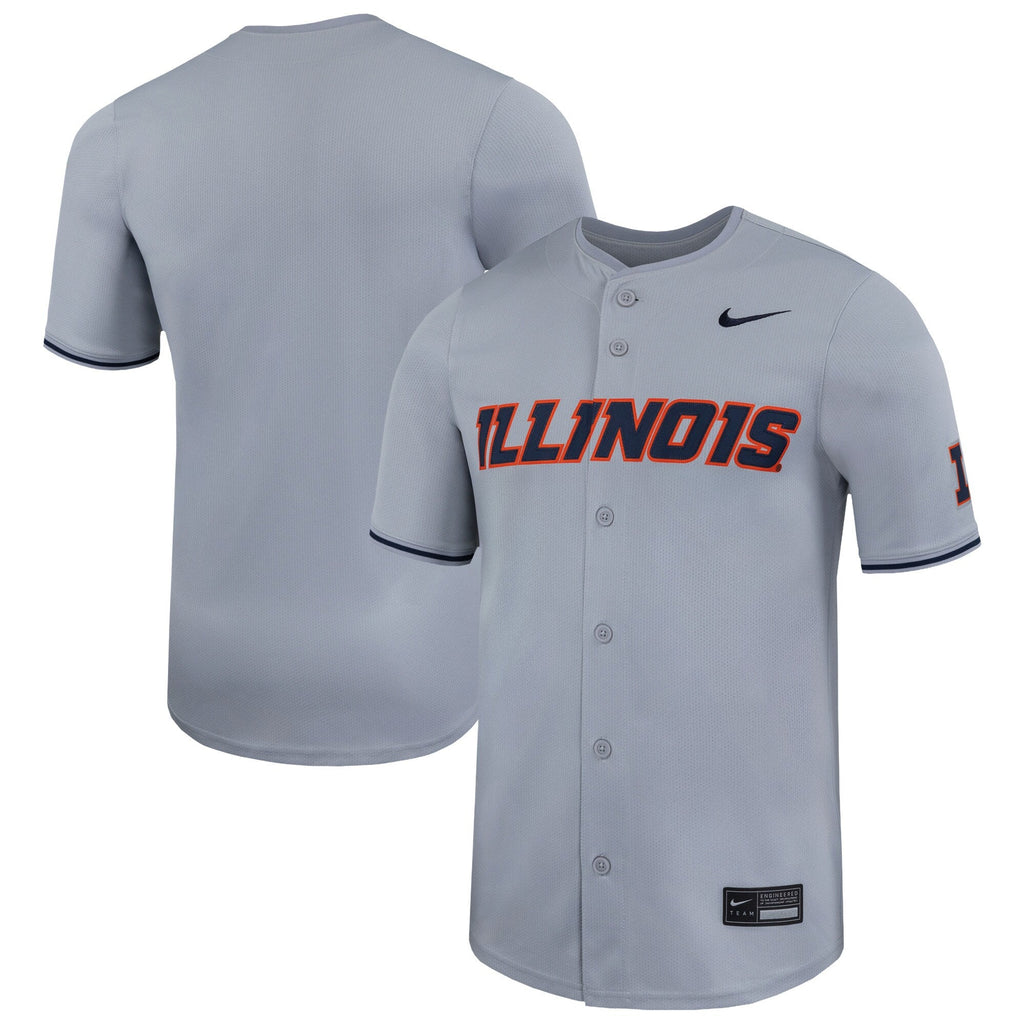 Gray Illinois Fighting Illini Limited Baseball Jersey
