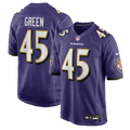 Baltimore Ravens Mike Green Purple Team Game Football Jersey