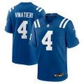 Indianapolis Colts Adam Vinatieri Royal Team Retired Game Football Jersey