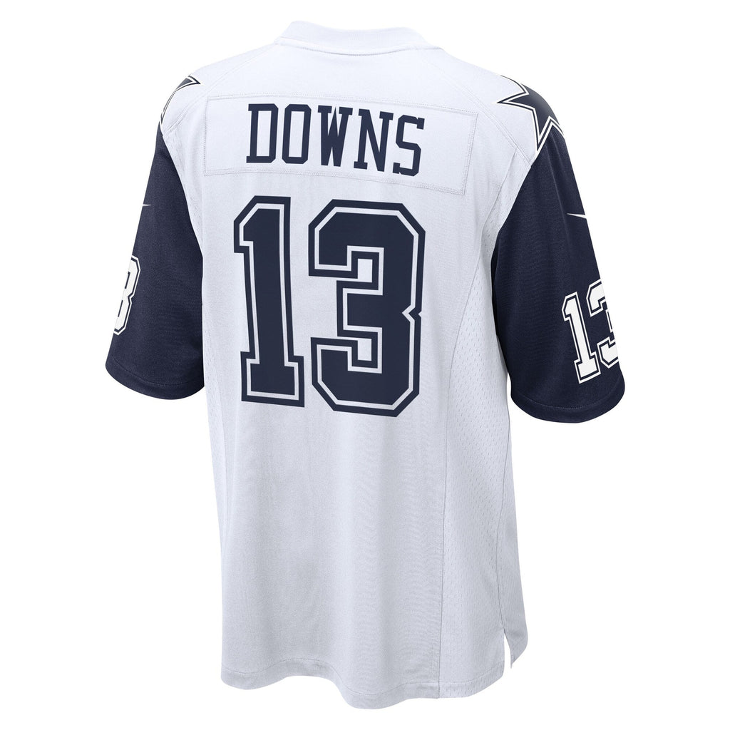 Dallas Cowboys Caleb Downs White Alternate Game Football Jersey