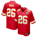 Kansas City Chiefs Deon Bush Red Game Player Football Jersey