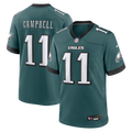 Philadelphia Eagles Jihaad Campbell Midnight Green Team Game Football Jersey