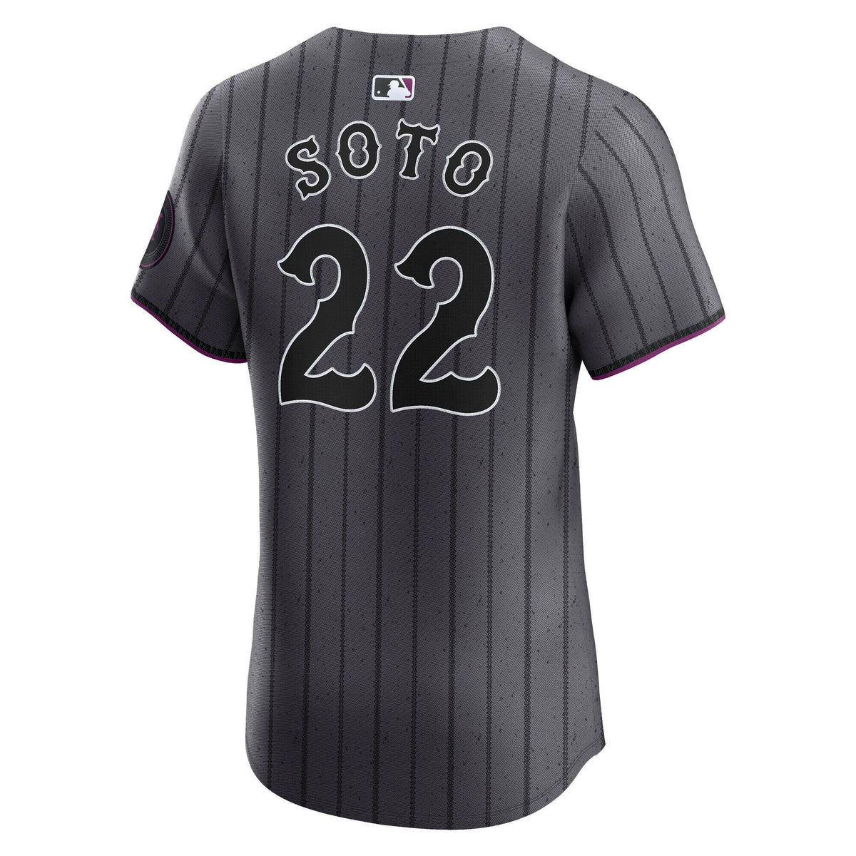 New York Mets Juan Soto Gray City Connect Elite Baseball Jersey