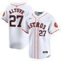 Houston Astros Jose Altuve White Home Limited Player Baseball Jersey