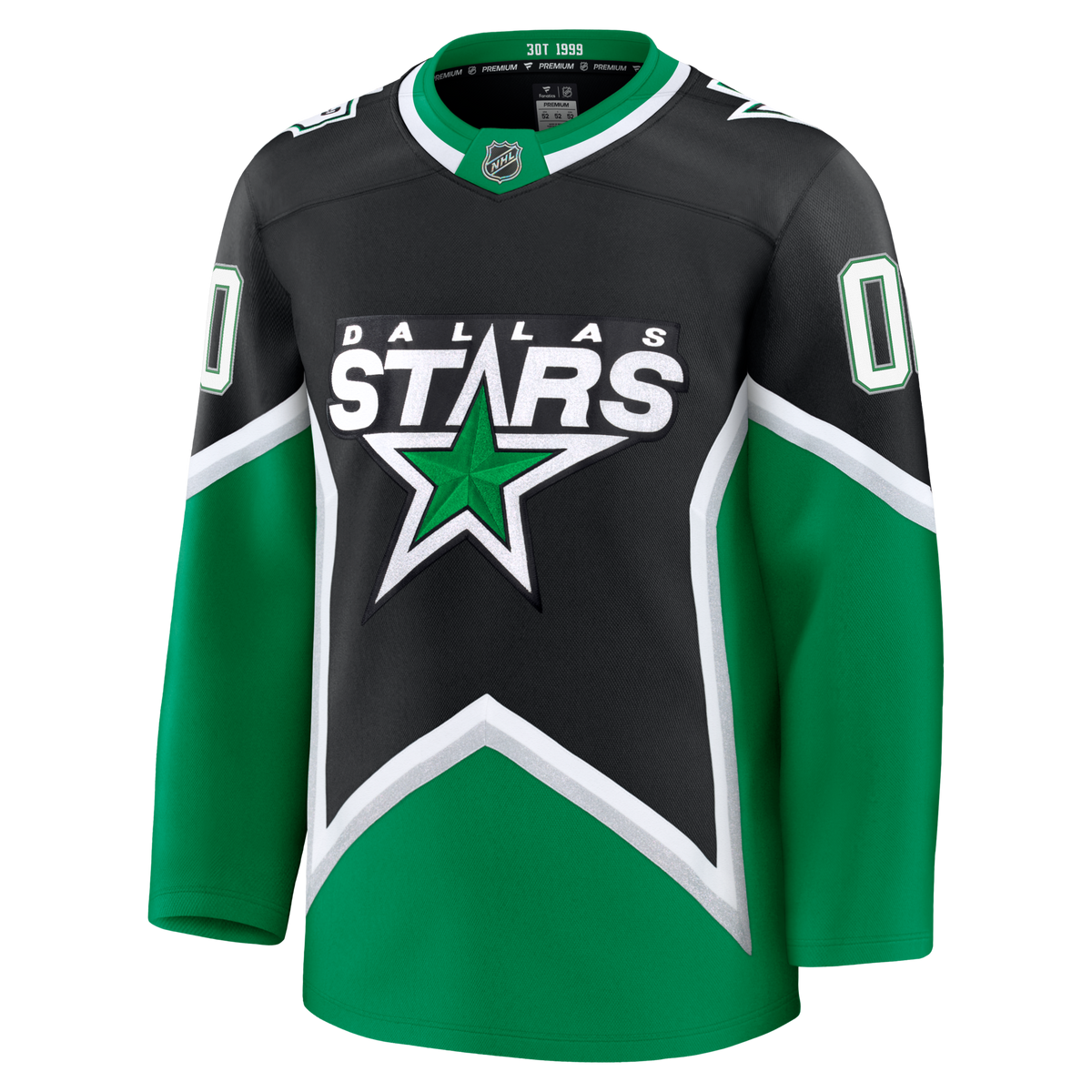 Dallas Stars Black Alternate Premium Custom Jersey