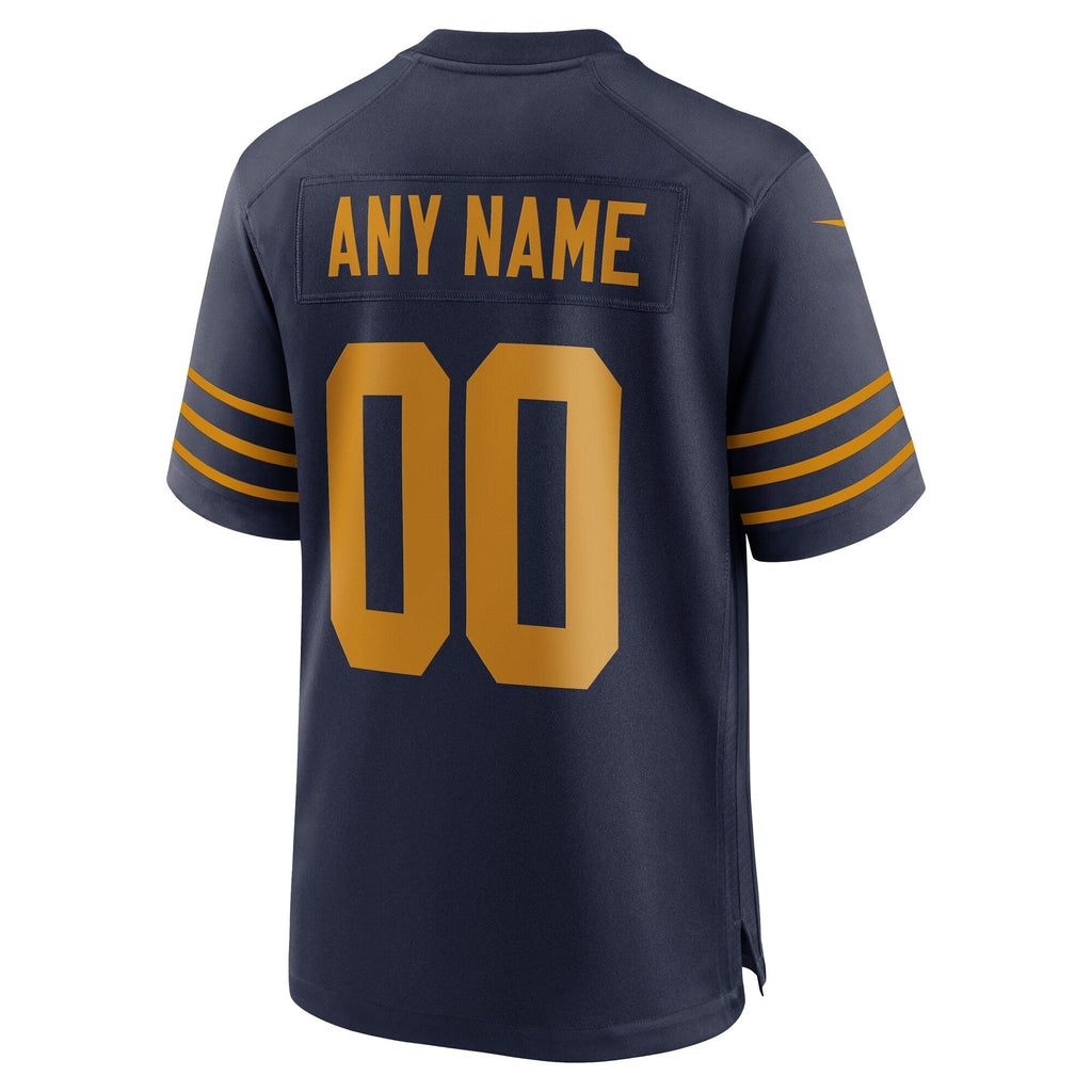 Green Bay Packers Navy The 1923 Classic Game Custom Football Jersey