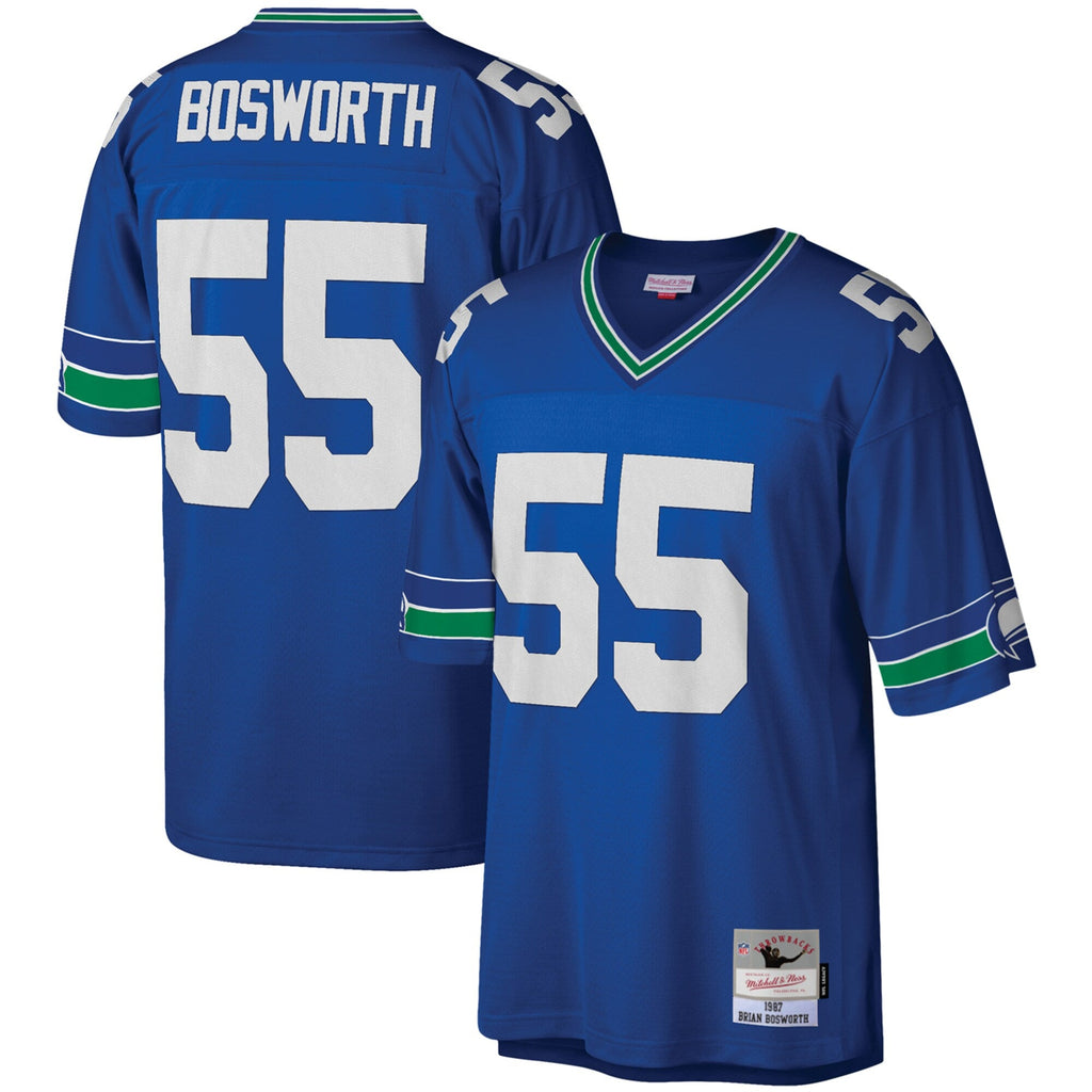 Seattle Seahawks Brian Bosworth Royal Legacy Replica Football Jersey