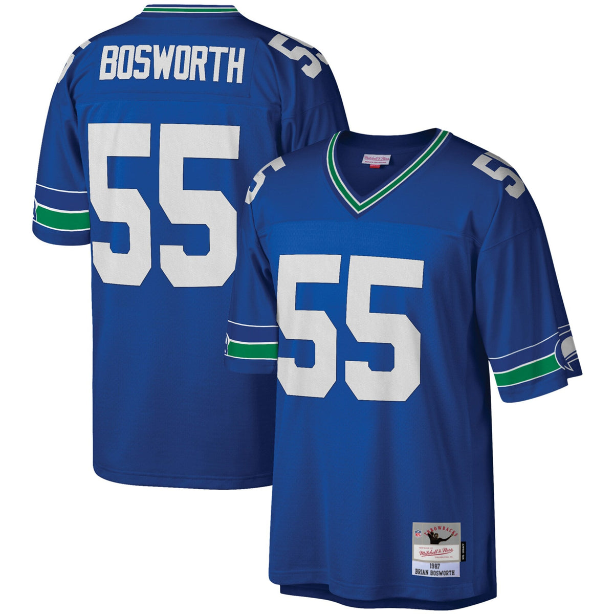 Seattle Seahawks Brian Bosworth Royal Legacy Replica Football Jersey