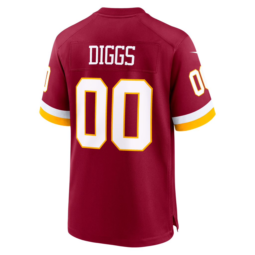 Washington Commanders Stefon Diggs Burgundy Game Football Jersey