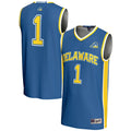 #1 Delaware Fightin' Blue Hens Lightweight Basketball Jersey - Blue