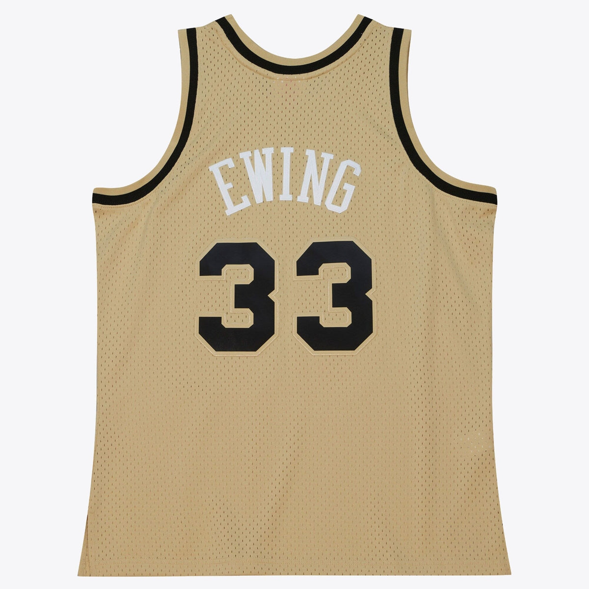 New York Knicks Patrick Ewing 1991 Swingman Jersey - Khaki
