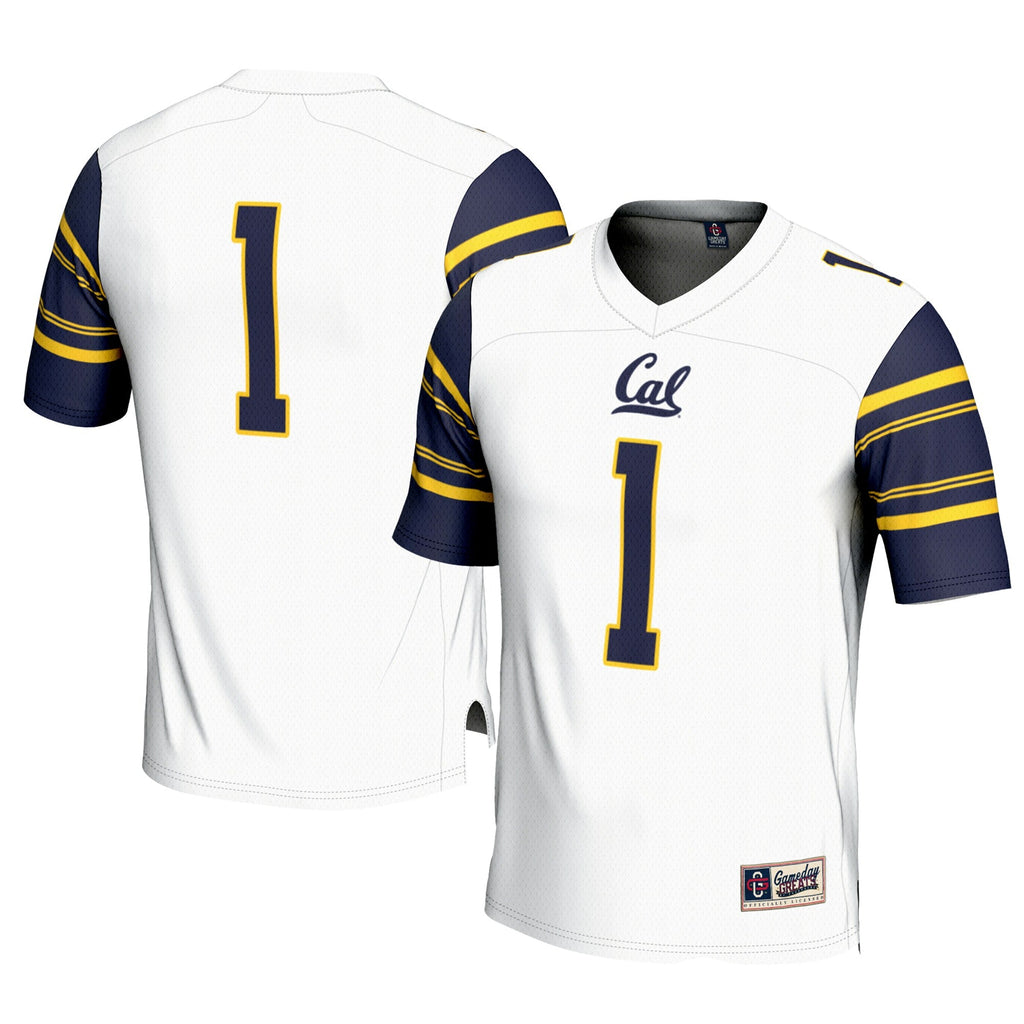 #1 Cal Bears Football Jersey - White